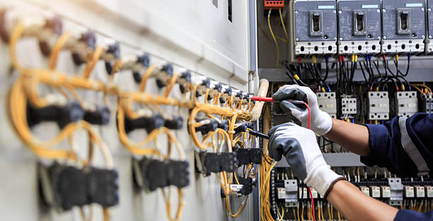 Professional Electrician technician working in Providence Village, TX